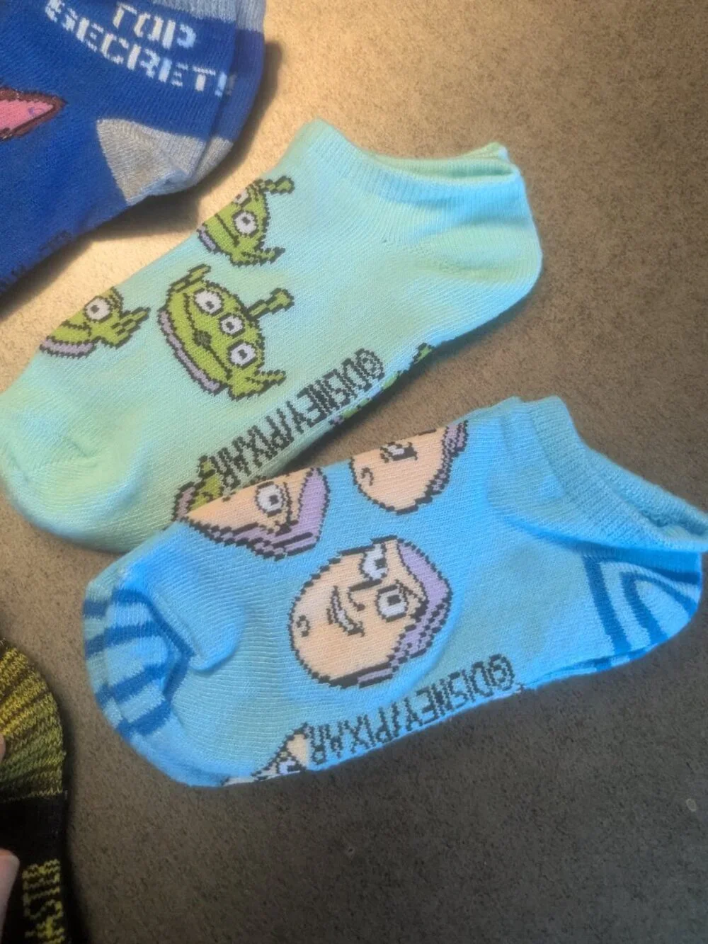 3/$10 - Bundle of 8 Paw Patrol + Toy Story Ankle Socks - M